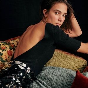 NWOT Sézane Bonnie Bodysuit XS